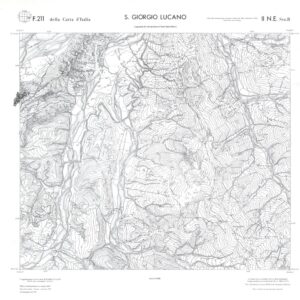 CALABRIA  FOGLIO 211 II NE SEZ B S.GIORGIO LUCANO