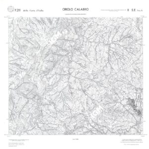 CALABRIA  FOGLIO 211 II SE SEZ A ORIOLO CALABRO