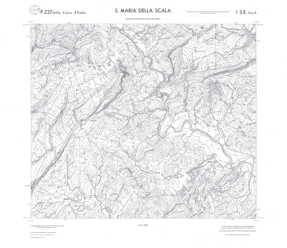 CALABRIA FOGLIO 237 I SE SEZ A S. MARIA DELLA SCALA