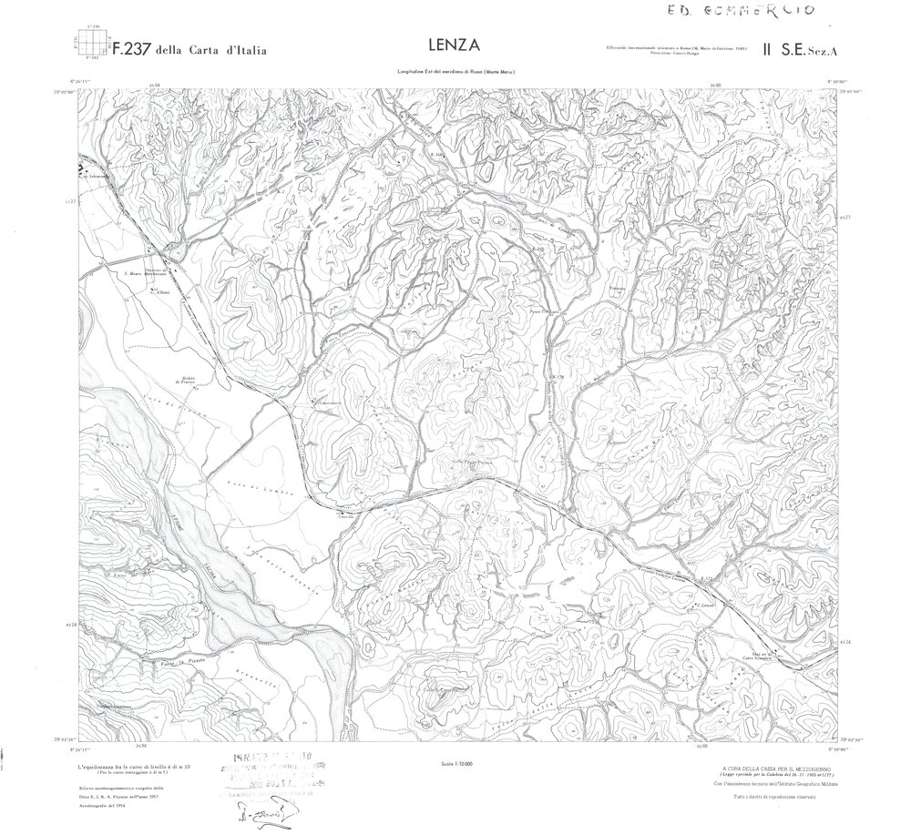 CALABRIA FOGLIO 237 II SE SEZ A LENZA