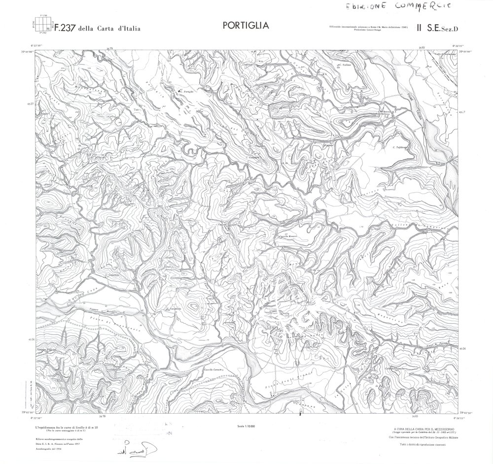 CALABRIA FOGLIO 237 II SE SEZ D PORTIGLIA