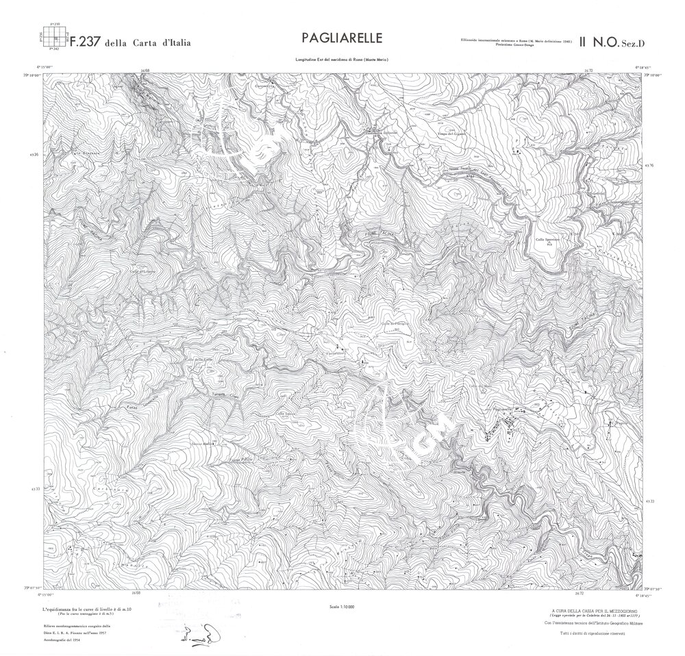 CALABRIA FOGLIO 237 II NO SEZ D PAGLIARELLE