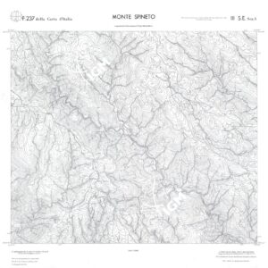 CALABRIA  FOGLIO 237 III SE SEZ A MONTE SPINETO