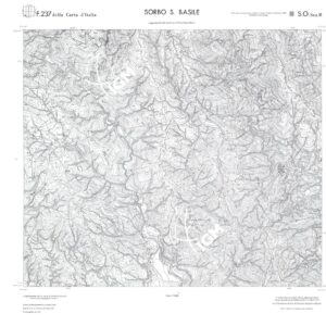 CALABRIA  FOGLIO 237 III SO SEZ B SORBO S.BASILE