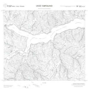 CALABRIA  FOGLIO 237 IV SE SEZ C LAGO AMPOLLINO