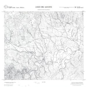 CALABRIA  FOGLIO 237 IV SO SEZ C LAGO DEL SAVUTO