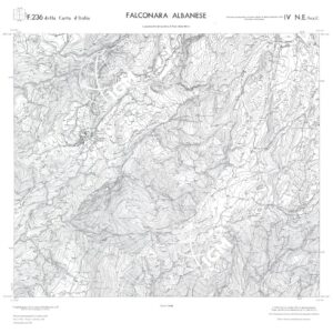CALABRIA  FOGLIO 236 IV NE SEZ C FALCONARA ALBANESE
