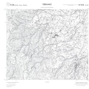 CALABRIA  FOGLIO 236 IV NE SEZ B CERISANO