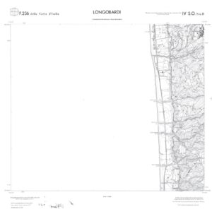 CALABRIA  FOGLIO 236 IV SO SEZ B LONGOBARDI