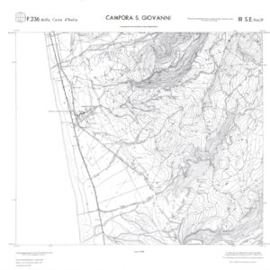CALABRIA  FOGLIO 236 III SE SEZ D CAMPORA S. GIOVANNI