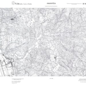 CALABRIA  FOGLIO 236 III NE SEZ D AMANTEA