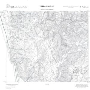 CALABRIA  FOGLIO 236 III NE SEZ C SERRA D'AIELLO