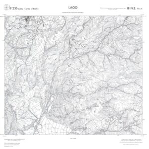 CALABRIA  FOGLIO 236 III NE SEZ A LAGO