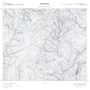 CALABRIA  FOGLIO 236 II SO SEZ B PLATANIA