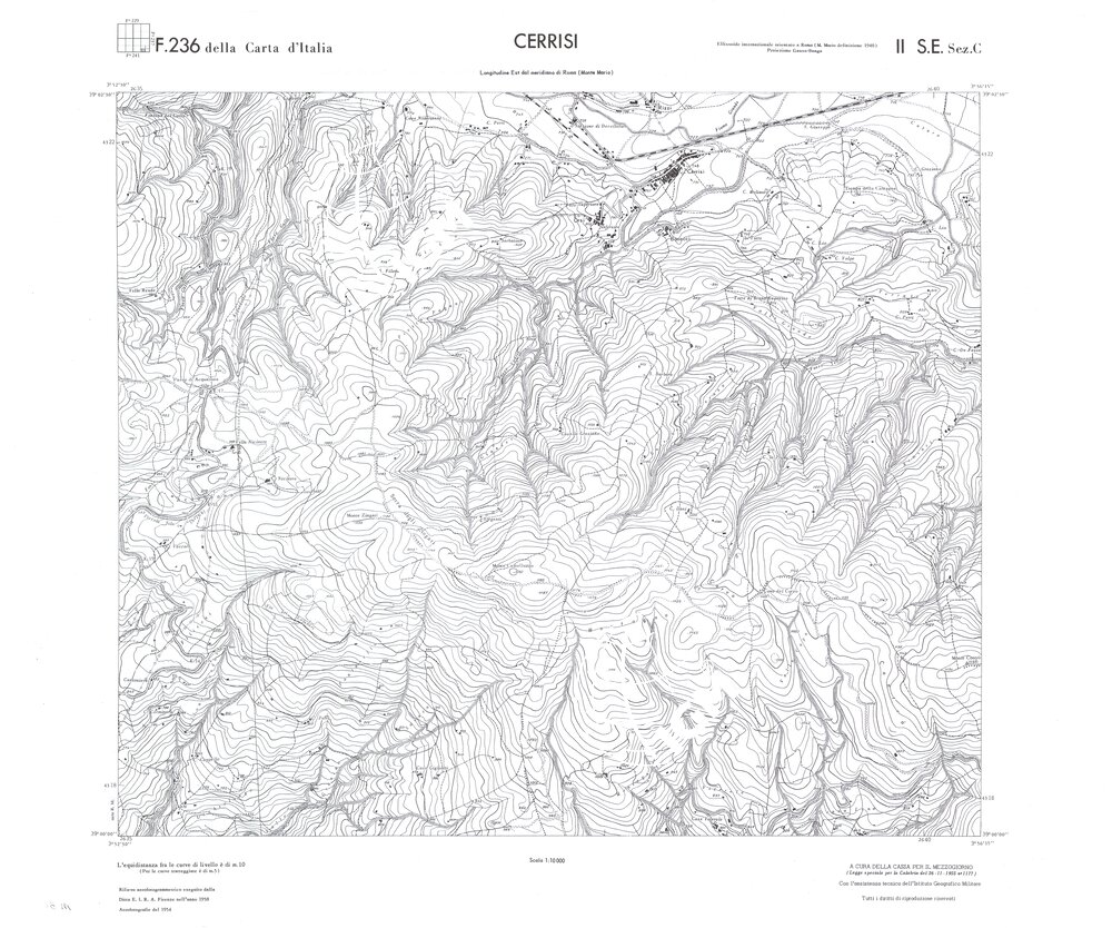 CALABRIA FOGLIO 236 II SE SEZ C CERRISI