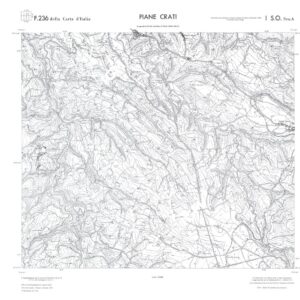 CALABRIA  FOGLIO 236 I SO SEZ A PIANE CRATI