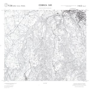 CALABRIA  FOGLIO 236 I NO SEZ C COSENZA SUD