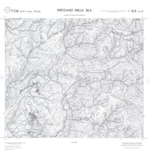 CALABRIA FOGLIO 236 I NE SEZ D SPEZZANO DELLA SILA