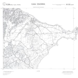 CALABRIA  FOGLIO 238 III SE SEZ B CASA COLONNA