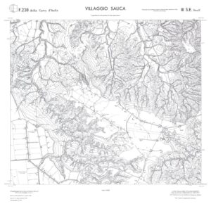 CALABRIA  FOGLIO 238 III SE SEZ C VILLAGGIO SALICA