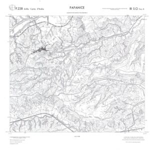 CALABRIA  FOGLIO 238 III SO SEZ A PAPANICE