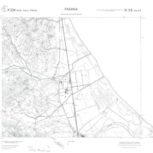 CALABRIA  FOGLIO 238 IV SE SEZ D-A FASANA