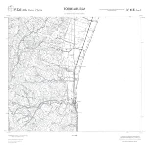CALABRIA  FOGLIO 238 IV NE SEZ D TORRE MELISSA