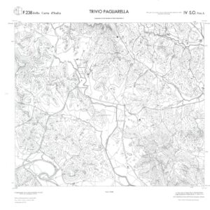 CALABRIA  FOGLIO 238 IV SO SEZ A TRIVIO PAGLIARELLA