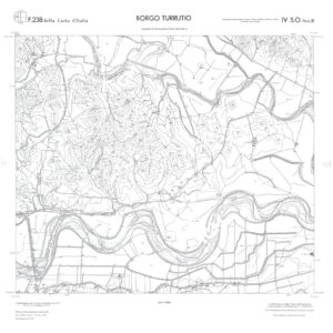 CALABRIA  FOGLIO 238 IV SO SEZ B BORGO TURRUTIO
