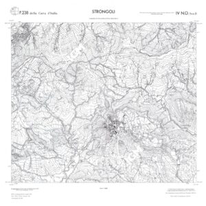 CALABRIA  FOGLIO 238 IV NO SEZ B STRONGOLI