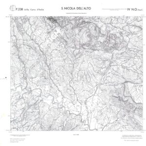 CALABRIA  FOGLIO 238 IV NO SEZ C S. NICOLA DELL'ALTO