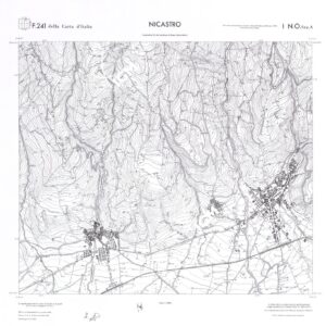 CALABRIA  FOGLIO 241 I NO SEZ A NICASTRO