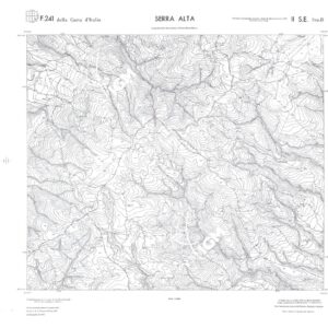 CALABRIA  FOGLIO 241 II SE SEZ D SERRA ALTA