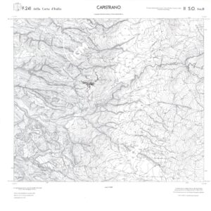 CALABRIA  FOGLIO 241 II SO SEZ B CAPISTRANO