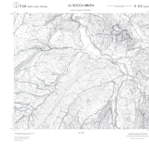 CALABRIA  FOGLIO 241 II SO SEZ D LA ROCCA DIRUTA