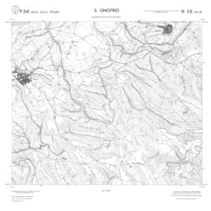 CALABRIA  FOGLIO 241 III SE SEZ B S. ONOFRIO