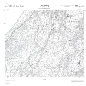 CALABRIA  FOGLIO 241 III SO SEZ C ZAMBRONE