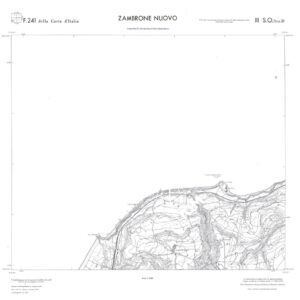 CALABRIA  FOGLIO 241 III SO SEZ D ZAMBRONE NUOVO