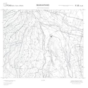 CALABRIA  FOGLIO 245 II SE SEZ B QUARANTANO