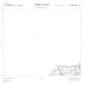 CALABRIA  FOGLIO 245 I NE BIS SEZ C SCOGLI DI RIACI