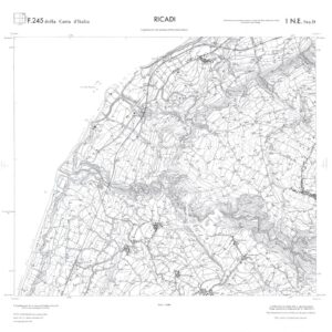 CALABRIA  FOGLIO 245 I NE SEZ D RICADI