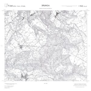 CALABRIA  FOGLIO 245 I NE SEZ A SPILINGA