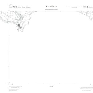 CALABRIA  FOGLIO 243 IV SO SEZ A-D LE CASTELLA