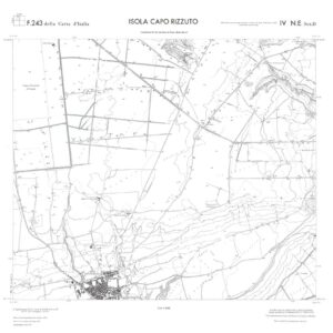 CALABRIA  FOGLIO 243 IV NE SEZ D ISOLA CAPO RIZZUTO