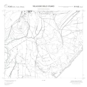 CALABRIA  FOGLIO 243 IV NE SEZ C VILLAGGIO DELLO STUMIO