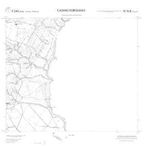 CALABRIA  FOGLIO 243 IV NE SEZ A CASINO FORGIANO