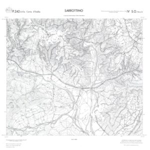 CALABRIA  FOGLIO 242 IV SO SEZ A SARROTTINO