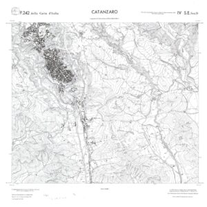 CALABRIA  FOGLIO 242 IV SE SEZ D CATANZARO