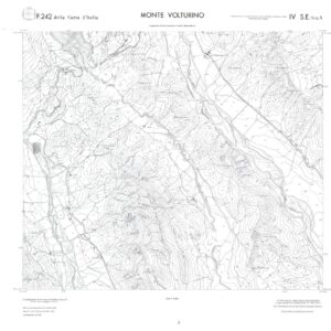 CALABRIA  FOGLIO 242 IV SE SEZ A MONTE VOLTURINO