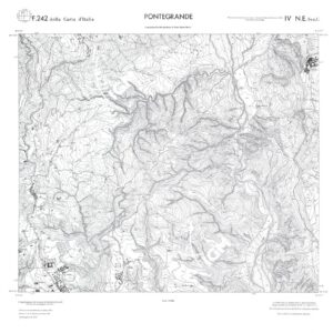 CALABRIA  FOGLIO 242 IV NE SEZ C PONTEGRANDE